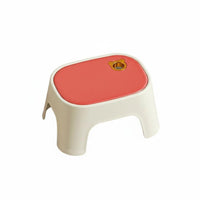 Anti-Slip Stackable Plastic Stool Thickened Portable Utility Stool Sturdy Household Furniture Easy to Clean for Children, Students, Living Room, Bathroom, Entryway, Kitchen