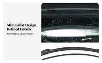 Black Hood Water Strip ABS Front Hood Water Strip Smooth Car Part Molded