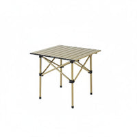 Lightweight Folding Camping Table Easy to Carry Roll-up Camp Table Anti-Slip Feet Outdoor Furniture for Barbecue