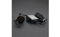 7-Pin to a 7 Pin Adapter Molded Trailer Wiring Adapter Black for Towing