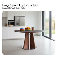 Sintered Stone Top Dining Set Nordic design Kitchen Table Combo Modern Minimalist Design Household Furniture for Homeowners, partners, Family Gatherings