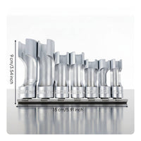 7 Pieces Wrench Set Crafted Construction Slotted Set for Auto Technicians, Home Mechanics