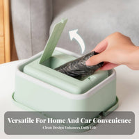 Foldable Car Trash Can Space-Saving Foldable Car Trash Can Multi-Functional Foldable Vehicle Garbage Bin for Drivers, Families, SUV, Truck, Boat