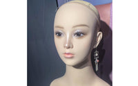 Female Mannequin Head with Shoulder Realistic Hairpiece Head Sturdy Beauty Display