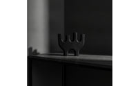 Tabletop Candlestick Holder Sculptural Candle Holder with Four Slots Sturdy Candlesticks for Shelf