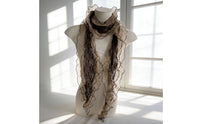 Transparent dot pattern Scarf Lightweight Lace Neck Wrap Head Covering Scarf for Women, Girls
