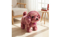Walking Toy Dog with Bell Moving Electronic Dog Toy Interactive Stuffed Puppy Animated Stuffed Animal Barking for Children