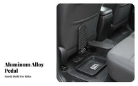 2 Pieces Foldable Foot Pegs Widened & Thickened Rear Seat Footrest Rear Passenger Foot Peg Non-Slip Surface for Children