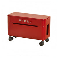 Two-sectionCompartment Desktop Cable Organizer Box Partitioned Cable Storage Box Hard-Shell Lidded