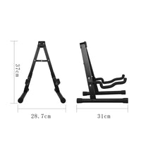 Heavy-Duty Metal V-Shaped Guitar Stand Space-Saving Foldable Guitar Stand Anti-Scratch Padding for Guitarists, Musicians, Music Room, Home Studio, Stage Performance