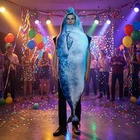 Sleeveless Shark Costume Pointed Tail Dressing up Outfit Lightweight