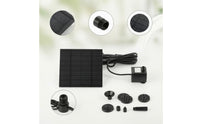 No Electricity Needed Solar Fountain Pump Adjustable Fountain Pump with Solar Panel Low-Maintenance Stable for Birdbaths