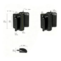 PVC Fence Gate Hinge with Screws and Tool Home Hardware Heavy Duty for Yard
