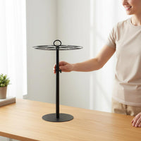 Rotating Medal Stand 360 Degree Rotation Adjustable Medal Holder Holds 45+ Medals for Athletes, Students, Desk, Award Display Area