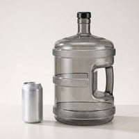 PC Aqua Bottle, Water Bottle, Portable Water Bottle, Gray, 1 Liter, Direct Drinking, Thick Design