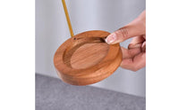 Writing Brush Holder Desktop Brush Holder with Container Elegant for Calligraphers, Artists, Studio