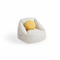 Modern Minimalist and design Oversized Human Dog Bed cleanable Cover Floor Pod Chair Full frame cradle Floor Lounger No Assembly Required for Apartment Dwellers, Young Adults, Bedroom, Living Room, perusing corner, Lounge Area