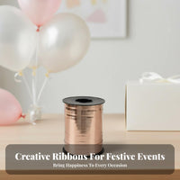 500 Yards Balloon Tie Roll bright hues Crimped spiraling Ribbon adaptable