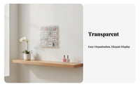 stick-on Nail Display Box particle-resistantguard Cosmetic Container Transparent Design