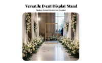 Square Wedding Arch Stable Structure Square Flower Arch Reusable Metal Backdrop Frame for Florists