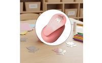 Decorative Paper Puncher Clean Cut Decorative Shape Puncher Lever Action Craft Cutter Blade Crafting Supply Non-Slip Bottom