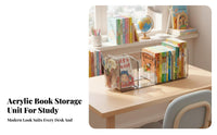 desktop Display desktop organizerSaving Tiered Book Display without a topTop for Retail outlet