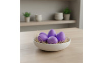 6 Pieces Easter Decoration Set Foam Eggs Ornament Craft Supply Soft Texture Lightweight Material Suitable for Holiday Party Home Office Display
