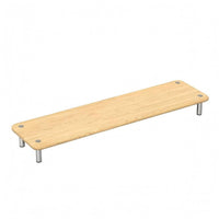Wooden Screen Stand Sturdy Wood Screen Riser Space-Saving Desktop Display Stand