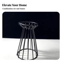Desktop Size coiled Metal Holder Stable Base Air Plant Display small-sized House Decoration Minimalist Design for Home Decorators, Office Workers, desktop surface, Living Room, Shelf, shelf