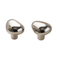 Pebble-Shaped Brass Cabinet Knob for Drawers