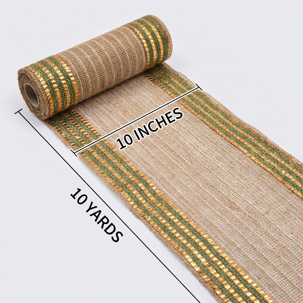Easter Mesh Ribbon for Wreath, 10 Inch x 10 Yards Roll Deco Mesh Rolls Decorative Mesh for Spring Easter Baby Shower Party Decor