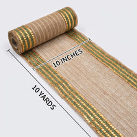 Easter Mesh Ribbon for Wreath, 10 Inch x 10 Yards Roll Deco Mesh Rolls Decorative Mesh for Spring Easter Baby Shower Party Decor