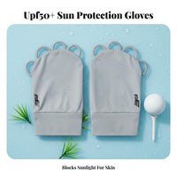 Breathable Sun Protection Golf Glove Lightweight Protection Fingerless Glove Quick Drying Golf Hand Sunshade High Elasticity for Golfers, Outdoor Enthusiasts, Golfing, Outdoors, Driving, Cycling