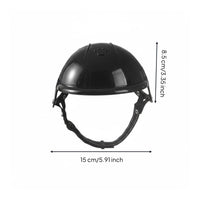Dog Cat Helmet with Ear Hole Cute Comfortable Breathable Dogs Hat for Riding Adjustable Strap for Yorkshire Terrier Pug