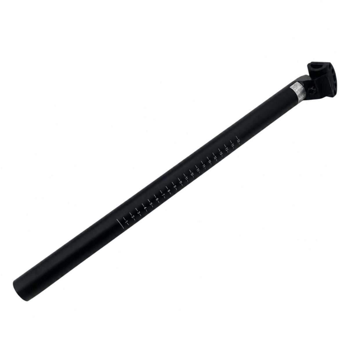 Cycle Seatpost with Clamp Matte Bike Seat Pillar with Clamp High Strength Hardware for Cyclists, Commuters, Folding Bikes