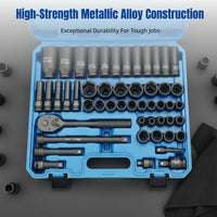 Automotive Tool Kit, Multi-Specification, Sturdy Metallic Vanadium Steel, Portable, Car Repair