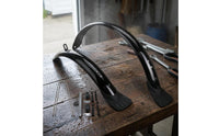 Black Mudguard Pair Metal Support Rods Bike Mudguard Engineering