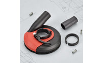 Hose Port Grinding Dust Collection Cover Clamping Band Angle Grinder Dust Cover Debris Control Grinder Vacuum Attachment