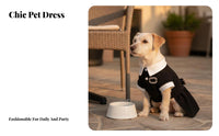 Short Sleeve Pet Clothes Breathable Chic Canine Attire Dress Trendy Design Small Dog Apparel for Cat Owners, Summer Outings, Outdoor Walks