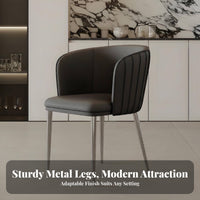 Modern Minimalist & Design Upholstered rotating Armchair Curved posteriorrest Upholstered rotating Tub Chair luxuriously soft Cushioning Indoor Furniture Ergonomic Design for Readers, residents, Adults, Living Room, Balcony, Home Office, studying corner