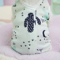 Cat Surgery Suit with Snap Buttons, Polyester Post Surgery Cat Clothes, Short Sleeve Neuter Suit for Cats, Unisex Anti-Licking Spay Suit for Cats