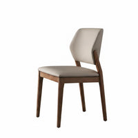 Zen-Inspired Design Padded Side Chair Nordic aesthetic Woven Seat Side Chair Light Luxury Seating Furniture Minimalist visual aesthetic for homeowners, Office Workers, Interior Designers, Dining Room, Kitchen, Bedroom, Restaurant