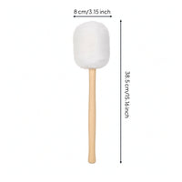 Percussion Mallet with Felt Head Non-Slip Drum Mallet with Wooden Handle Portable for Percussionists