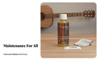 60 Ml Lemon Oil Fretboard Cleaner Removes Guitar Fingerboard Care Oil Renews Shine Guitar Cleaning Kit for Instrumentalists, Repair Shop, Home