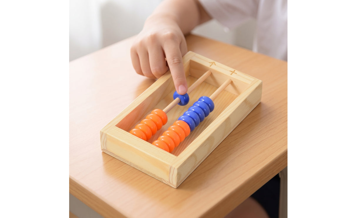 Wooden Abacus Educational Abacus Counting Frame Sturdy Learning Toy Smooth for Children, Classroom, Home School