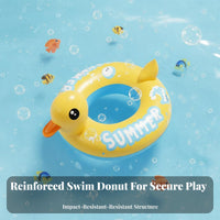 Anti-Rollover Baby Swim Seat Buoy Portable Toddler Swim Float Seat Thickened Material for Babies, Toddlers, Beach