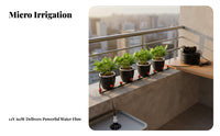 Drip Irrigation Kit Cooling Function Micro Pump Irrigation Kit Water Saving Automatic Plant Waterer for Gardeners, Homeowners, Greenhouse, Patio, Lawn