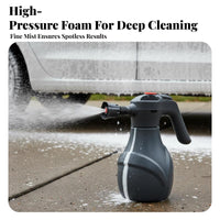 Cordless Car Wash Foam Dispenser Portable Electric Foam Sprayers Adjustable for Gardeners, Homeowners, Gardening, Garage