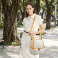 Travel Bag for Newborn Essentials and Baby Bag Needs, Maternity Bag with Insulated Bag Section, Two Compartments for Baby Feeding, Women Men