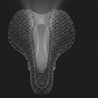 Ultralight 3D Printed Bike Saddle Heat Dissipation Two-Wheeler Gear Long-Lasting for Cyclists
